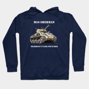 M50 Sherman wht_txt Hoodie